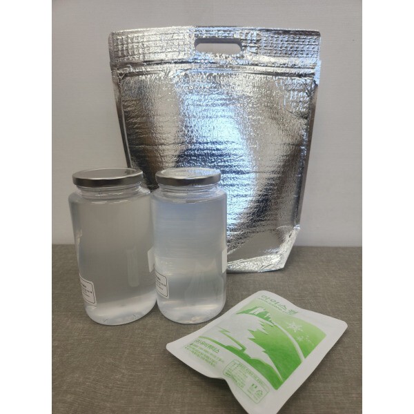 아이스원 가방 소 100장 손잡이 지퍼 보온봉투 보냉팩 보온팩 보온백 보냉백 도시락 배달 이유식 케이크