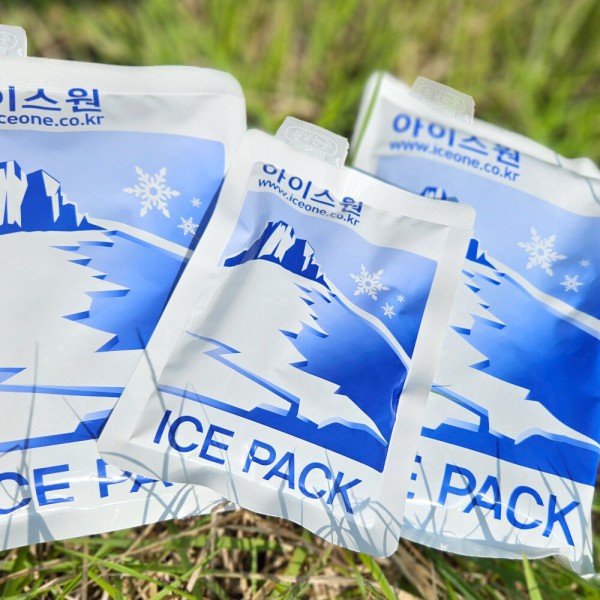 아이스원 15x20 500개 빙산 반제품 프리미엄 친환경 젤아이스팩 아이스팩 겔 젤타입 아이스팩