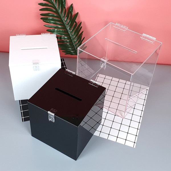 아크릴 모금함 15cm - 3T 투표함 고객소리함 상자