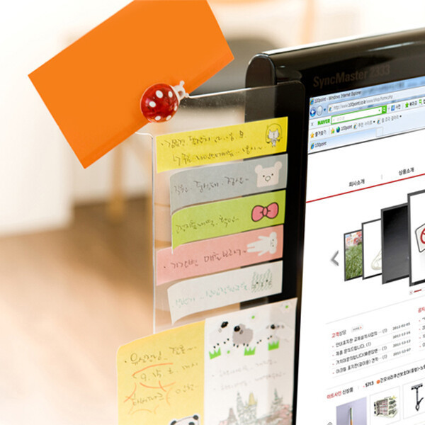 모니터 메모보드 20cm 30cm 40cm 자석메모보드(8종류)