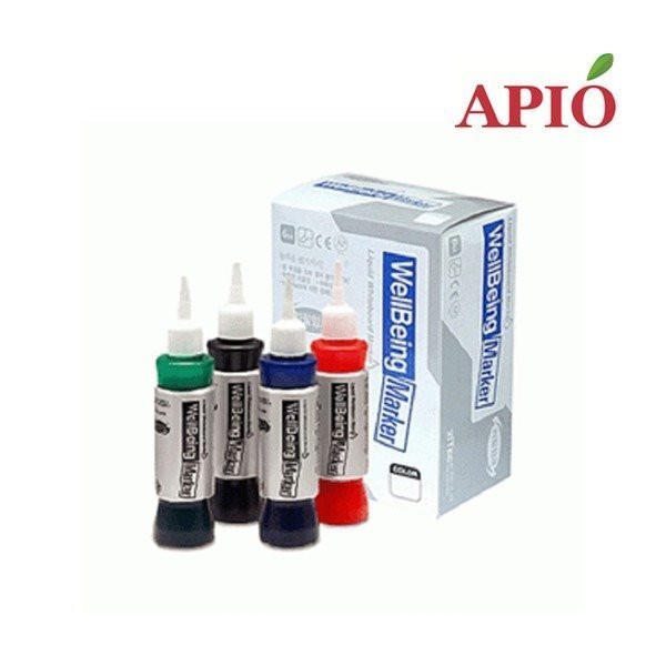아피오 웰빙마카 리필잉크(6개)/웰빙마커펜/최저가 APIO