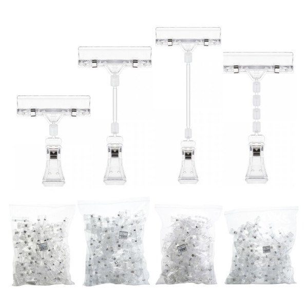 POP집게 쇼클립 50개입(4종) POP 아크릴집게