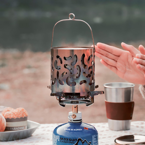 캠핑 미니 난로 버너 히터캡 브루스타 스토브 낚시
