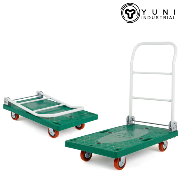 접이식대차/녹색/중형/일반바퀴