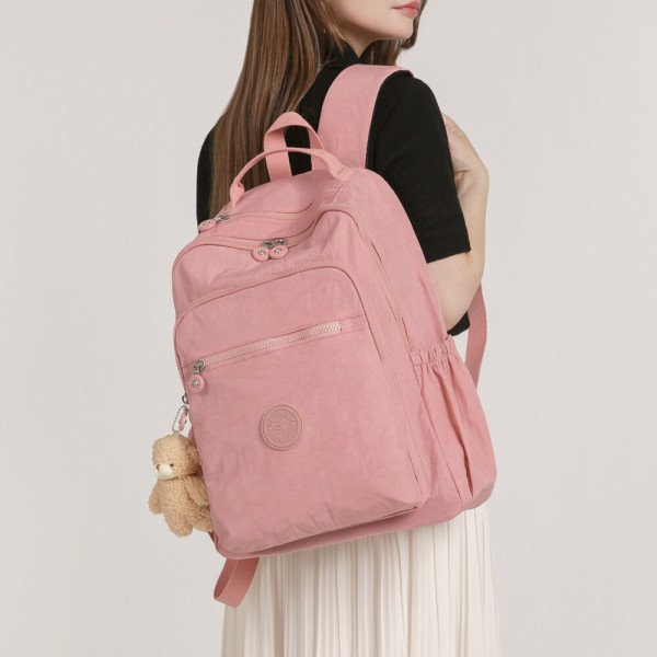 로즐리 나일론 여성 백팩 키플링 원단 키링 구성품 여행 보조 가방 생활방수 세트 구성 데일리백팩