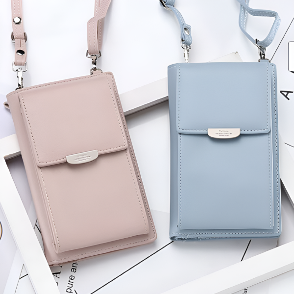 손안의 간편함 폰지갑 크로스백 카드 스마트폰 수납 미니가방SJ-600 하나로 끝 카드현금폰까지 완벽수납