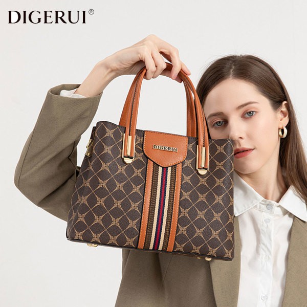 DIGERUI 가죽 여성가방 토트백 숄더백 크로스백 핸드백 여자 가방