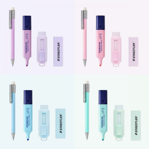 스테들러 파스텔 문구 세트